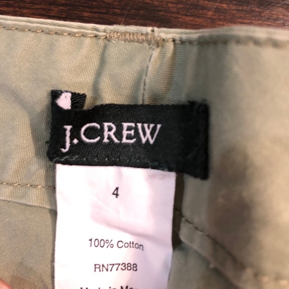 J.crew size 4 green khaki skirt (look at 2nd pic for color) - Picture 4 of 4